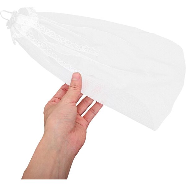 Voile da sposa miniature per bambola in tulle leggero e raffinato, accessorio matrimonio SOIMISS