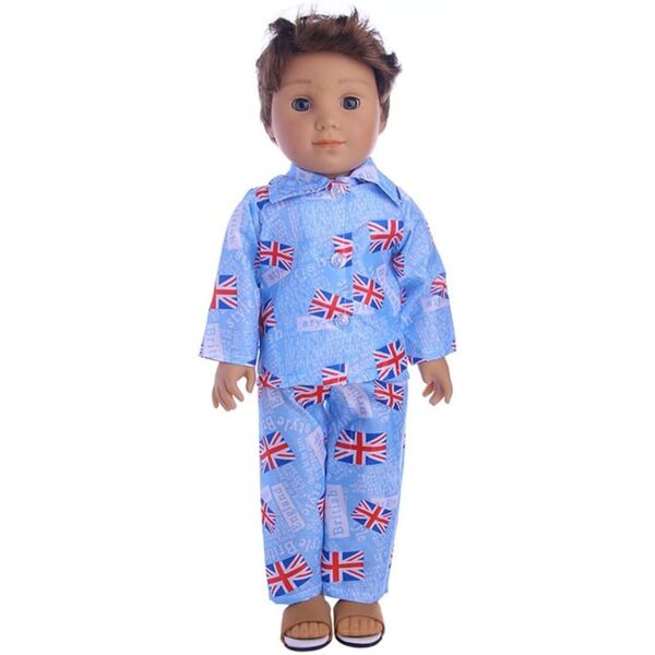 Ensemble Pyjama per Bambole 46 cm - Costume Casual Morbido e Sicuro