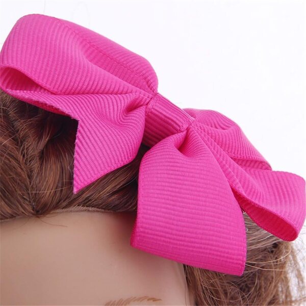 Abito stampato con cavallo e fascia per bambola americana 46 cm - Accessorio rosa rosso
