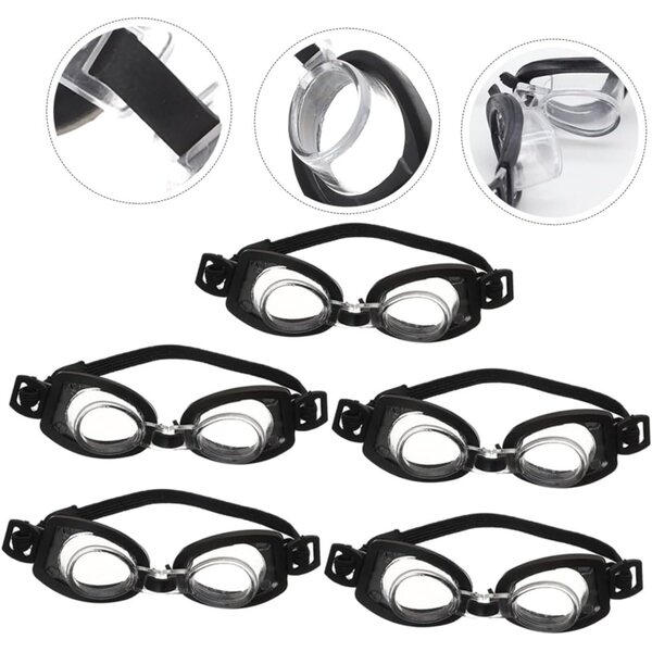 GALPADA 5 paia di Miniocchiali da Sole per bambole - Accessori per Costume e Decorazione