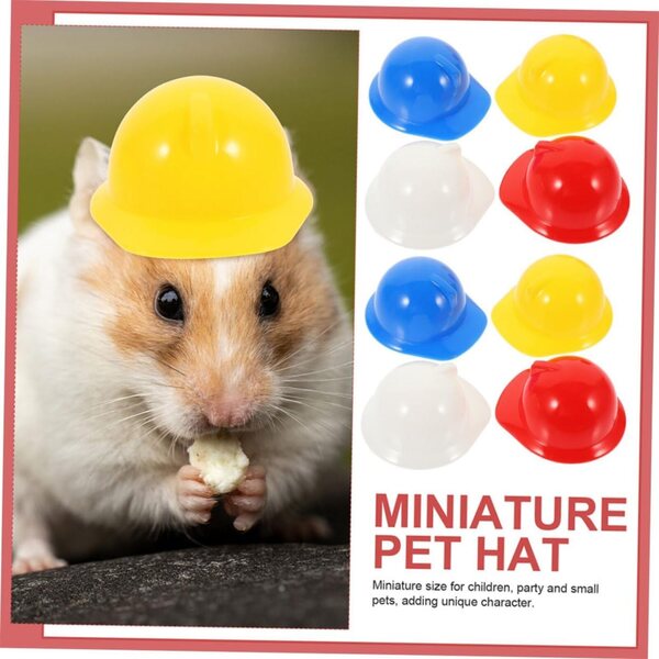 VICASKY Set 80 Mini Caschi di Plastica Colorati per bambole, Animali e Decorazioni