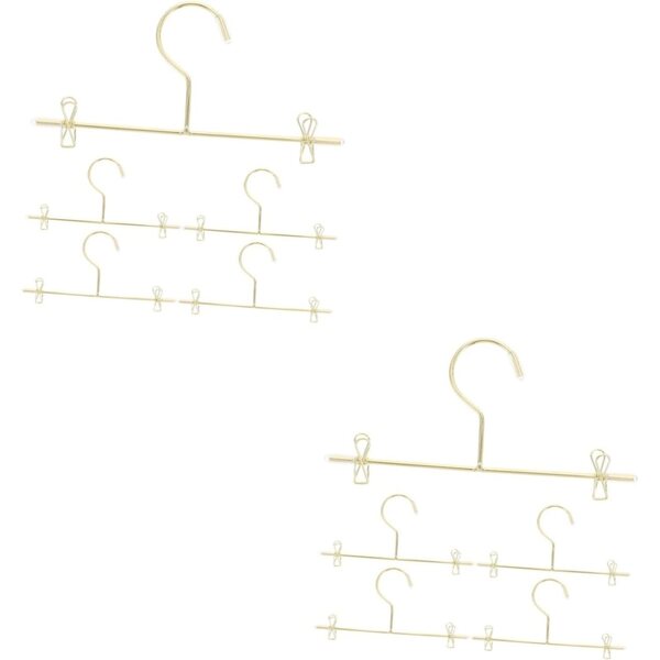 VICASKY Set mit 10 eleganten Mini-Metallgürteln für Puppenkleidung, 12 cm