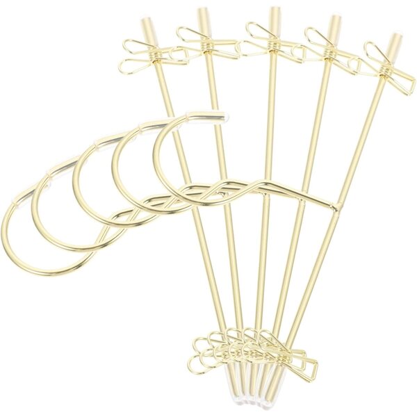 VICASKY Set mit 10 eleganten Mini-Metallgürteln für Puppenkleidung, 12 cm