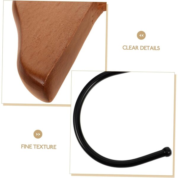 VICASKY Mini-Holzgürtel für Puppenkleidung – dekoratives Accessoire 17 x 13 cm