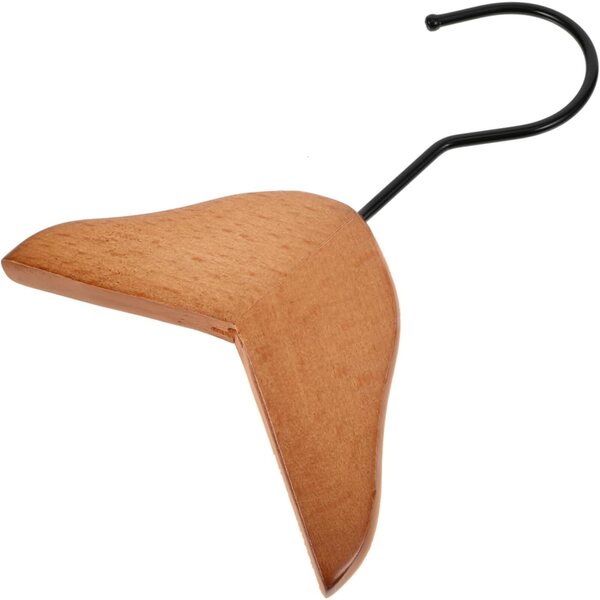 Mini cintre in legno Vicasky per casa delle bambole, design compatto e resistente