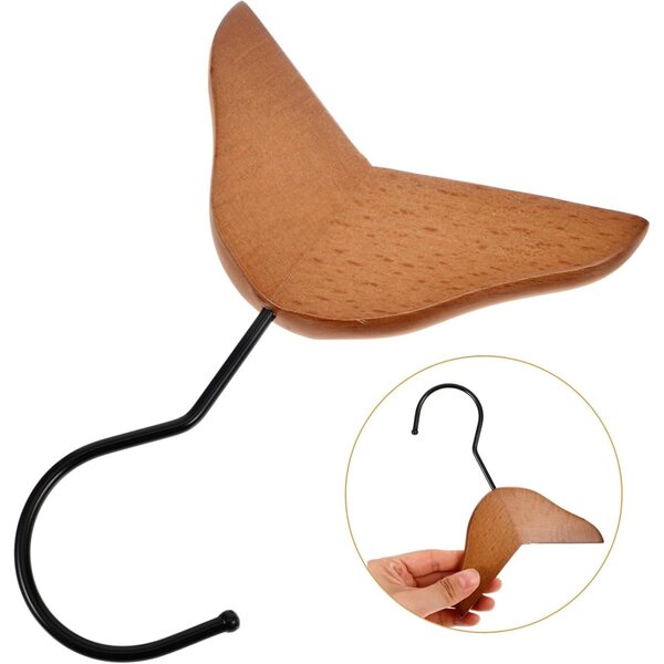 Mini cintre in legno Vicasky per casa delle bambole, design compatto e resistente