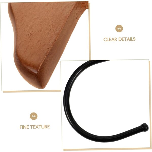 Cintre Miniature in Legno TOYANDONA per Vestiti di Bambole e Animali Domestici