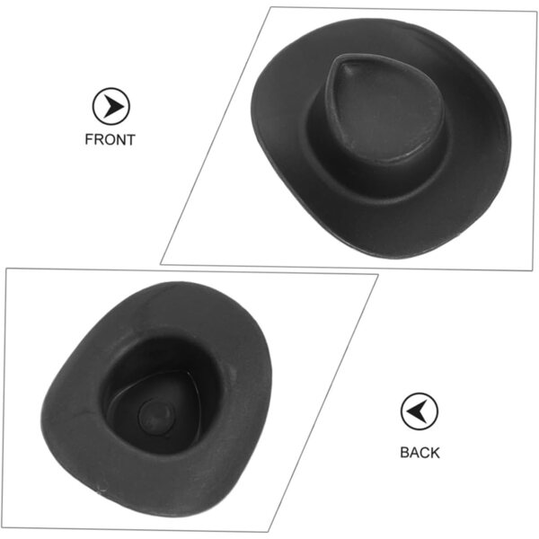 Set 20 Mini Chapeaux Cowboy in Plastica per Bambole e Hobby Creativi