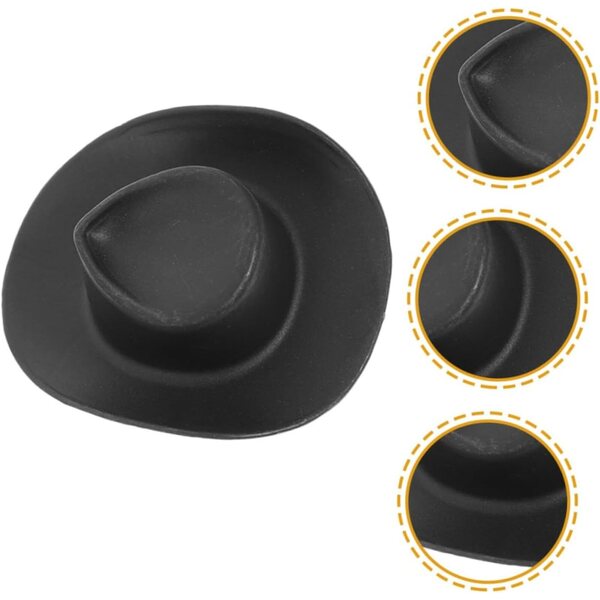 Set 20 Mini Chapeaux Cowboy in Plastica per Bambole e Hobby Creativi