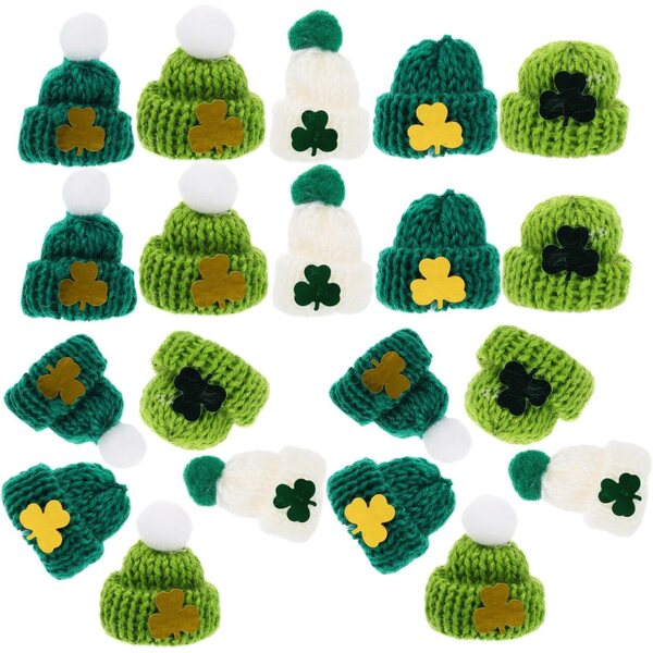 SOIMISS 25 Mini Cappelli di Lana per Feste di San Patrizio – Accessori Decorativi