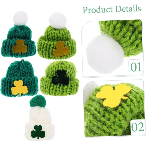 SOIMISS 25 Mini Cappelli di Lana per Feste di San Patrizio – Accessori Decorativi