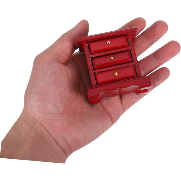 Mini Comodino in Legno per Casa delle Bambole - Mikinona, Realistico e Resistente