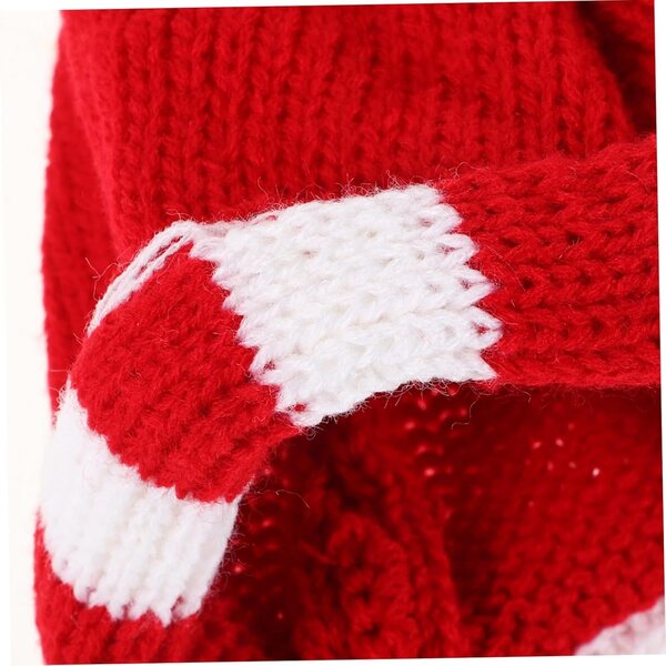 Mini Bonnet In maglia Rouge per bambole - Accessorio Decorativo Artigianale DIY