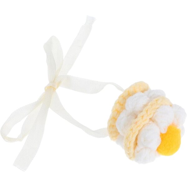 Mini cappello handmade a uncinetto per bambole e peluche, stile torta fragola