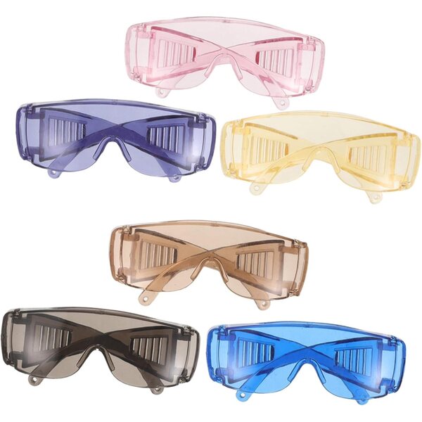 iplusmile 6 Mini Occhiali Sicurezza per Bambole Accessori Creativi e Costume Party