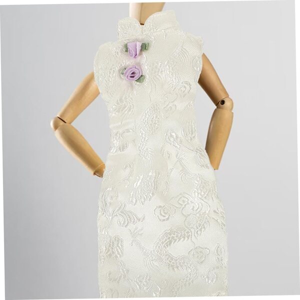 GALPADA Set 3 Vestiti Cheongsam per Bambola 30 cm Abiti Tradizionali Cinesi in Tessuto