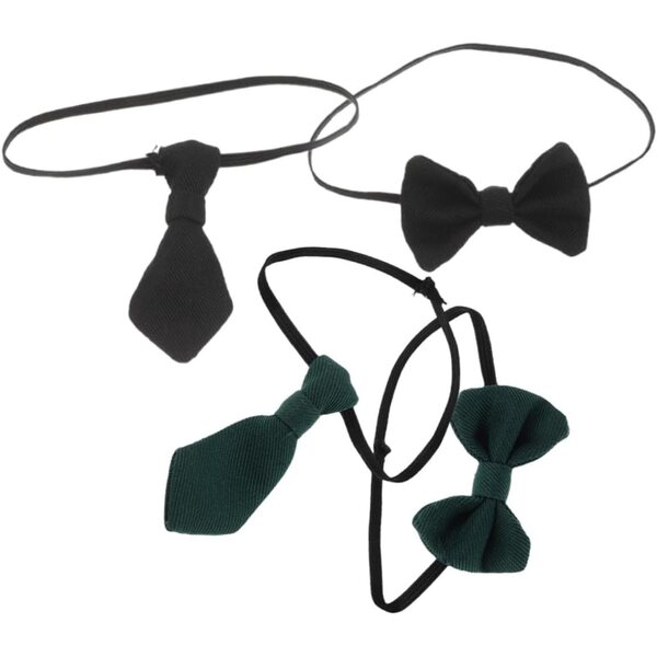Set mit 4 Mini-Knoten und Bändern für Puppen und Puppenhauszubehör von Uonlytech