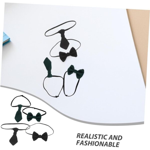 Set mit 4 Mini-Knoten und Bändern für Puppen und Puppenhauszubehör von Uonlytech