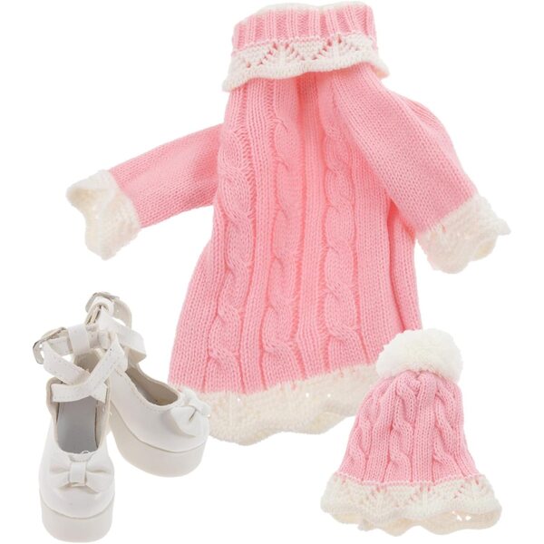 Winterkleidungsset für 60 cm Puppen mit Kleid, Schuhen und Mütze NOLITOY