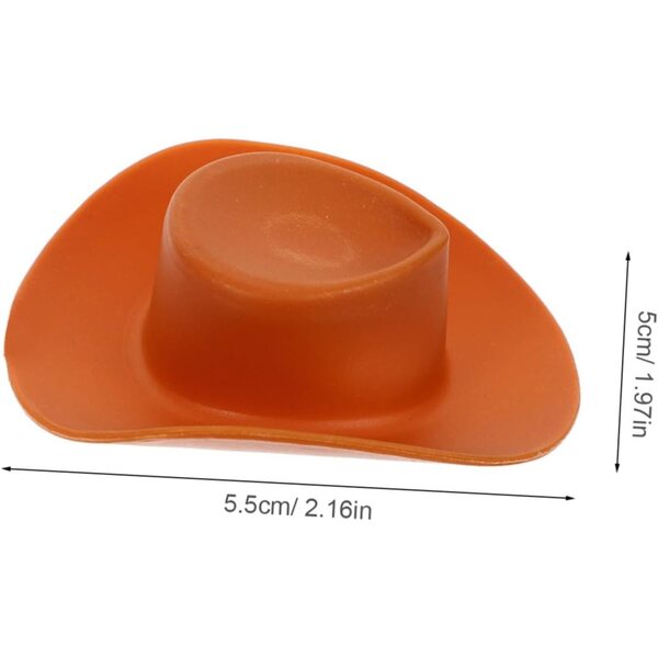 GALPADA 30 mini cappelli cowboy in ABS per decorazioni e lavori creativi 5,5x5x2,5cm