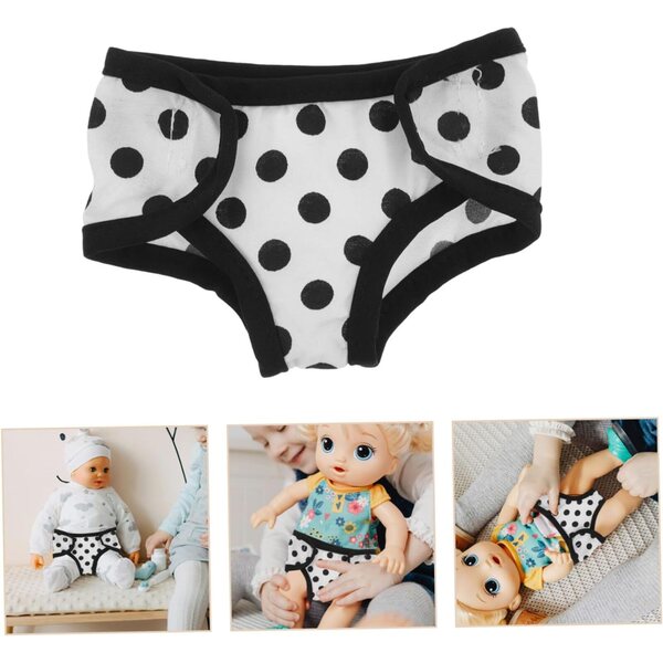 Hemobllo Culotte a Pois per bambole – Sottovesti in Cotone, Accessori Gioco e Decorazione