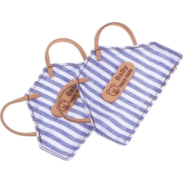 NOLITOY Set 2 Mini Tablier Cucina per Bambole 10-15 cm Accessori Lavabili