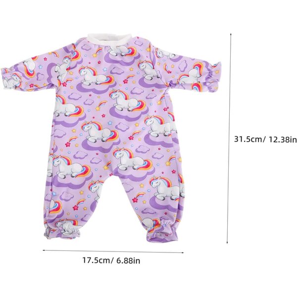 Set mit 5 kompletten Puppenkleidern, sicher zum Spielen und zur Entwicklung der Kreativität der Kinder