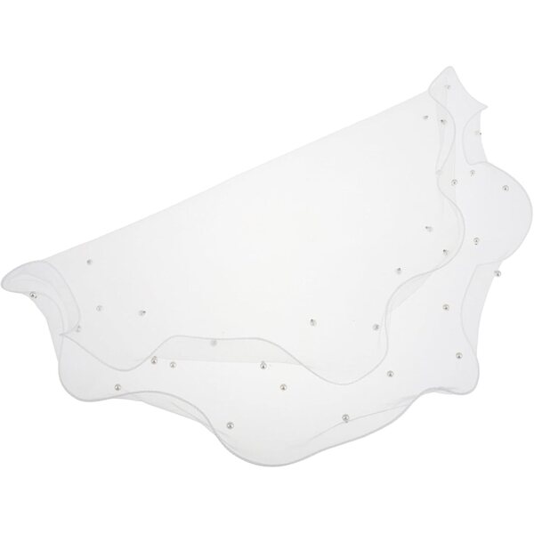 SOIMISS Voile di Sposa per Bambola in Tulle con Perle - Accessorio Elegante per Decorazioni Matrimonio