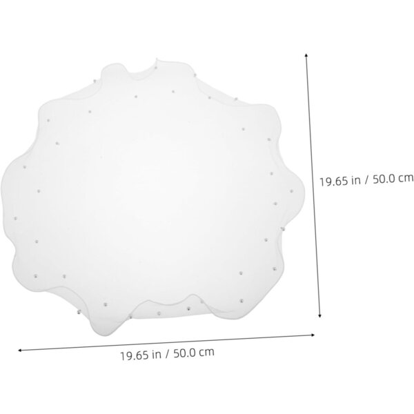SOIMISS Voile di Sposa per Bambola in Tulle con Perle - Accessorio Elegante per Decorazioni Matrimonio
