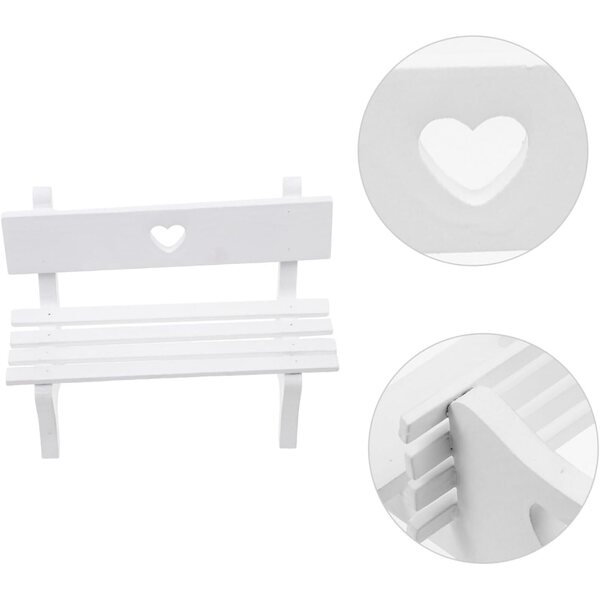 Alasum Sedia in Legno Miniatura per Casa delle Bambole - Design Creativo e Dettagli Delicati