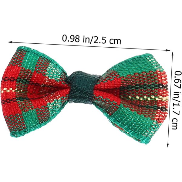 SOIMISS 30 Mini Nodi Decorativi a Quadretti per Fai-da-Te e Decorazioni Artigianali