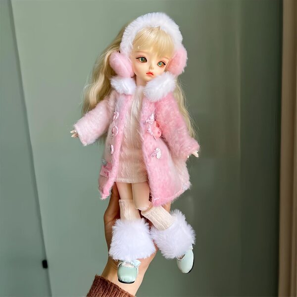 Abiti fatti a mano per bambole BJD 1/6 - Set stile 04 con papillon