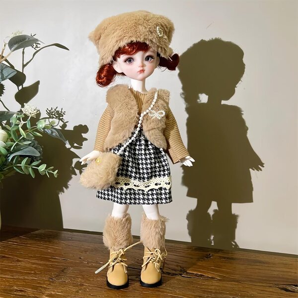 Abiti fatti a mano per bambole BJD 1/6 - Set stile 04 con papillon