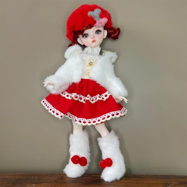 Abiti fatti a mano per bambole BJD 1/6 - Set stile 04 con papillon