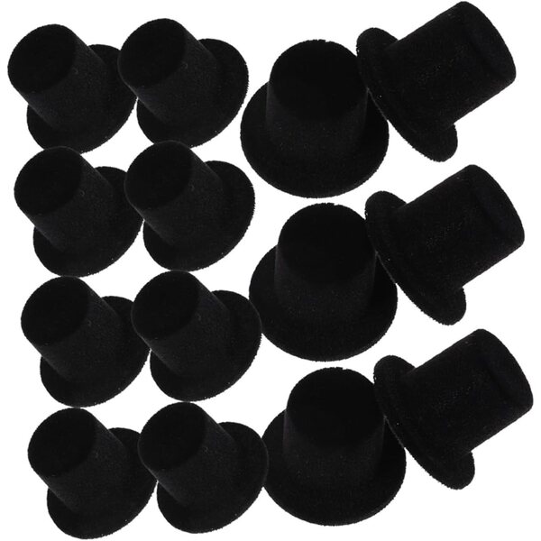 SOIMISS set 20 mini cappelli neri per decorazioni Halloween e bricolage creativo