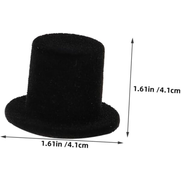 SOIMISS set 20 mini cappelli neri per decorazioni Halloween e bricolage creativo
