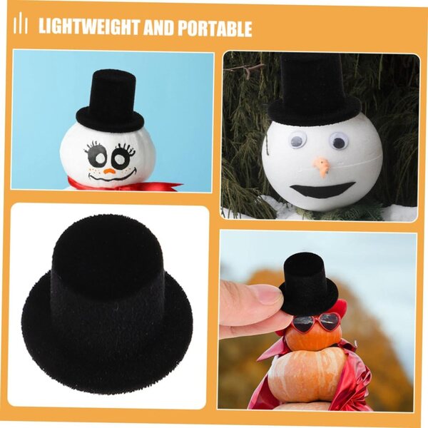 SOIMISS set 20 mini cappelli neri per decorazioni Halloween e bricolage creativo