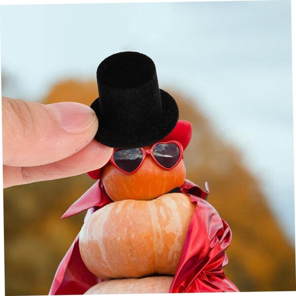 SOIMISS set 20 mini cappelli neri per decorazioni Halloween e bricolage creativo