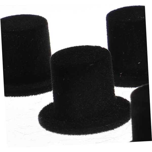 SOIMISS set 20 mini cappelli neri per decorazioni Halloween e bricolage creativo