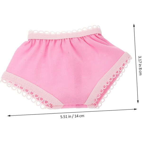 GALPADA 10 Culotte per Bambola 18 Pollici, Mini Sottogiubbotto in Pizzo Colorato
