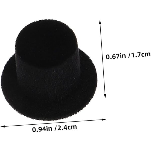 SOIMISS 15 Mini Cappelli per Bambole in Resina Decorazioni Artigianali Colorati