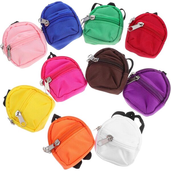 SOIMISS 10 Sac à Dos Miniaturen für Puppen – Rollenspielzubehör für Kinder
