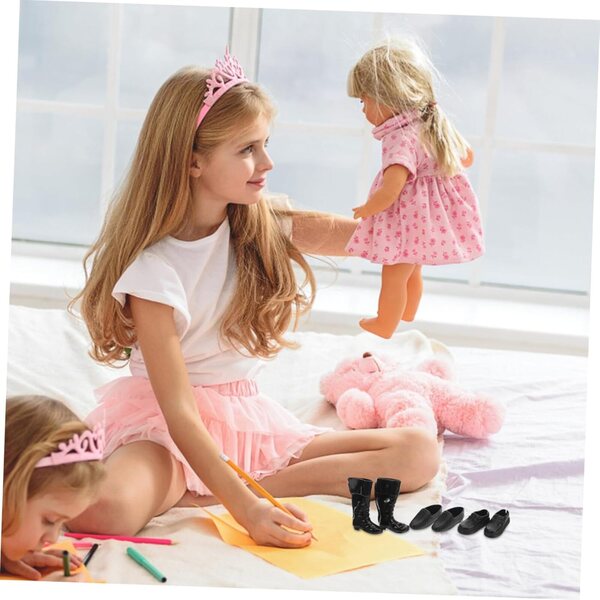 SOIMISS 25 paia Scarpe Miniature per bamboles - Accessori Versatili e Resistenti