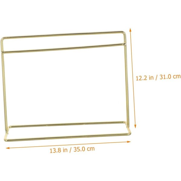 Appendino Miniatura Dorato 35x31 cm per Casa delle Bambole, Accessorio Decorativo in Ferro
