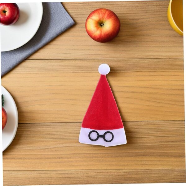 iplusmile Mini 10 Cappelli di Babbo Natale per Decorazioni Natalizie e Accessori Festivi