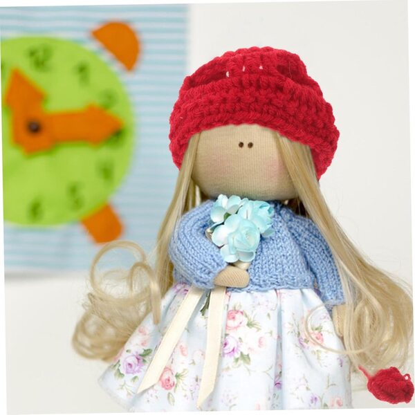 GALPADA 6 Mini Cappelli di Lana per Bambole Accessori Fai-da-Te e Decorazioni Natalizie