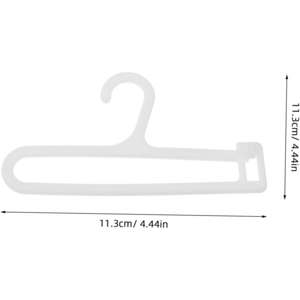 NOLITOY Set 10 Cintres Miniature per Vestiti di Bambole in Plastica Resistente
