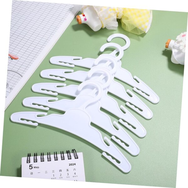 Set 12 Mini Cintres per Bambole, Accessori Realistici e Robusti per Casa delle Bambole