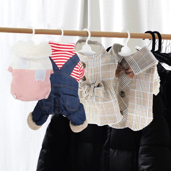 Set 12 Mini Cintres per Bambole, Accessori Realistici e Robusti per Casa delle Bambole