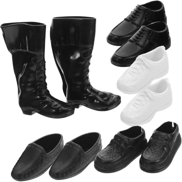 iplusmile 25 Paar Miniaturschuhe für Männer, Puppen, realistisches Zubehör
